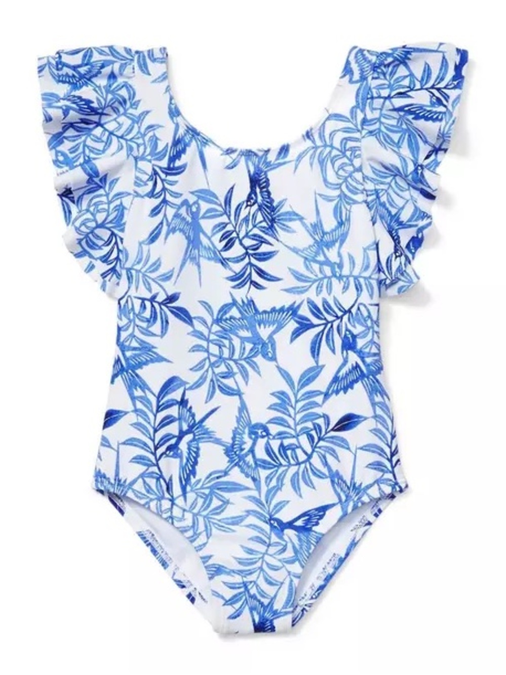 Janie and Jack Rachel Zoe palm print 1 Piece Swim Suit
